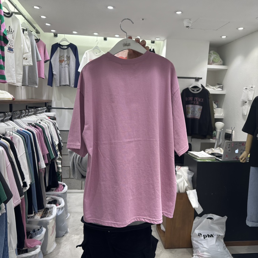 EVE韓國直郵㊣女裝新款人氣熱賣時尚25春夏職業休閑推薦T恤EVET恤