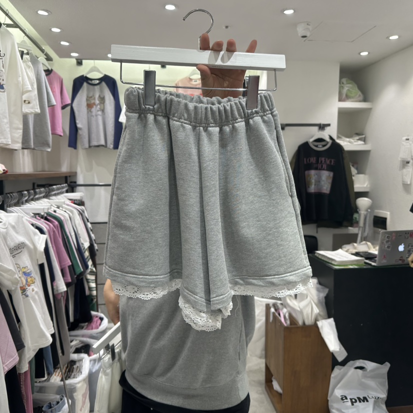 EVE直郵韓國代購㊣女裝新品休閑熱賣時尚推薦25春夏職業短褲EVE短褲圖色3