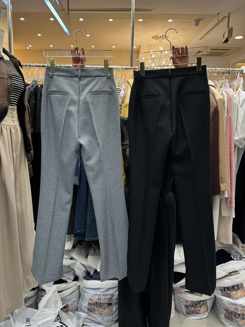 WORK SHOP東大門實拍女士新品推薦真品人氣時尚25春夏休閑褲Work_shop休閑褲