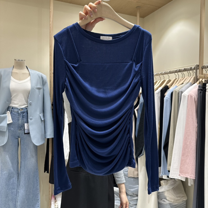 VINTAGE VIBE韓國直郵女士新品人氣職業真品推薦熱賣長袖T恤VINTAGE VIBE長袖T恤圖色3