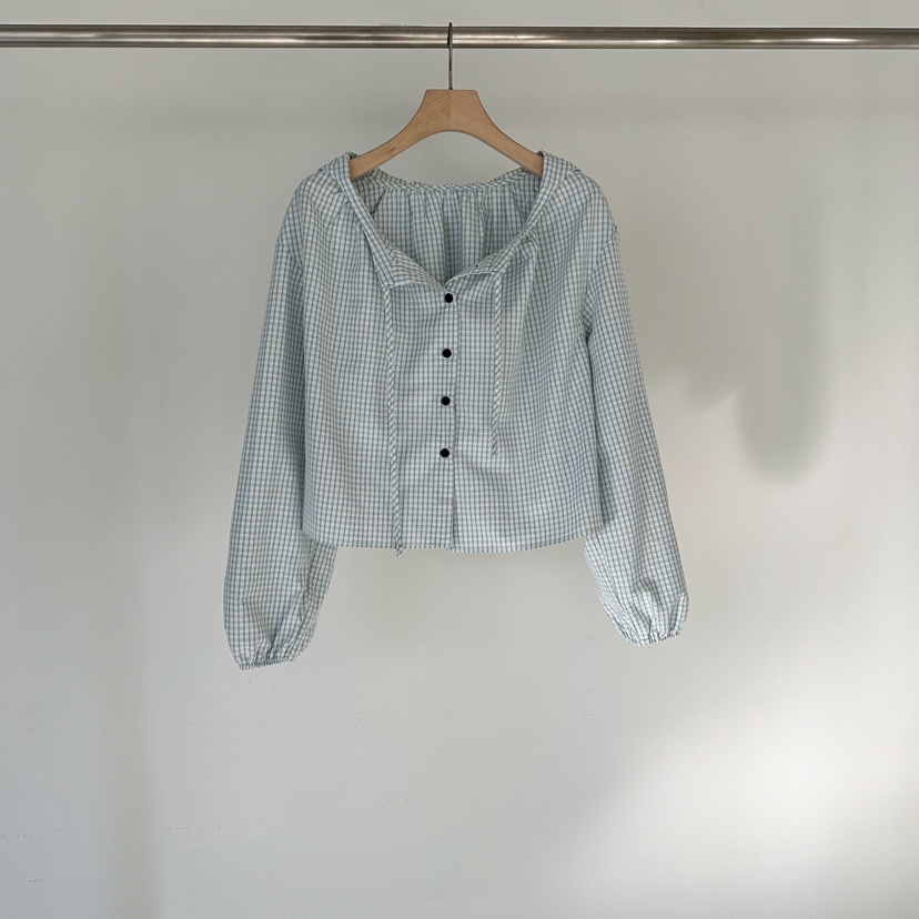 OATMEAL韓國直郵女裝新品25春夏真品熱賣職業人氣襯衫蕾絲衫OATMEAL襯衫/蕾絲衫圖色2