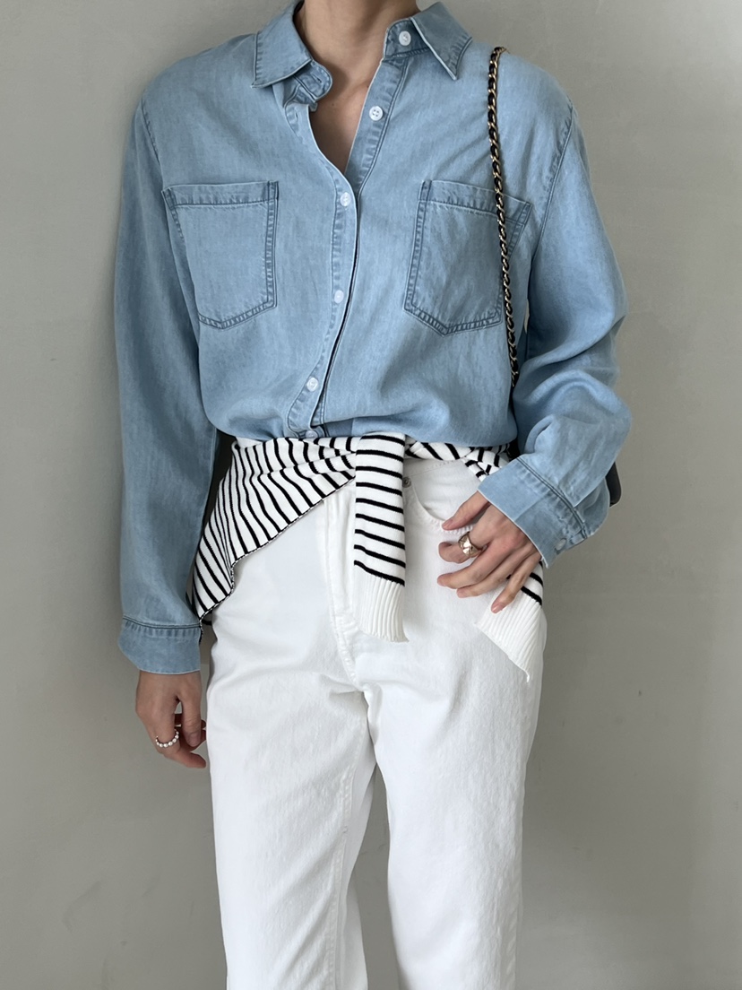 DEMAR東大門直郵女士新款人氣熱賣推薦休閑職業25春夏襯衫蕾絲衫DEMAR襯衫/蕾絲衫圖色1