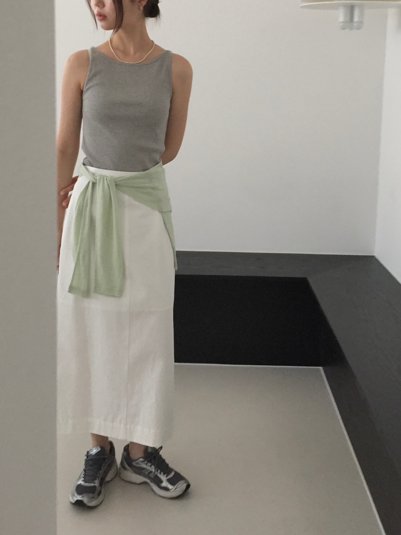 LONG PEAK東大門代購女裝新品推薦熱賣職業真品25春夏長裙LONG PEAK長裙