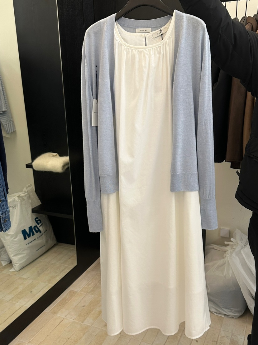 MOANI韓國代購女士新品推薦休閑人氣25春夏熱賣時尚職業連衣裙MOANI連衣裙