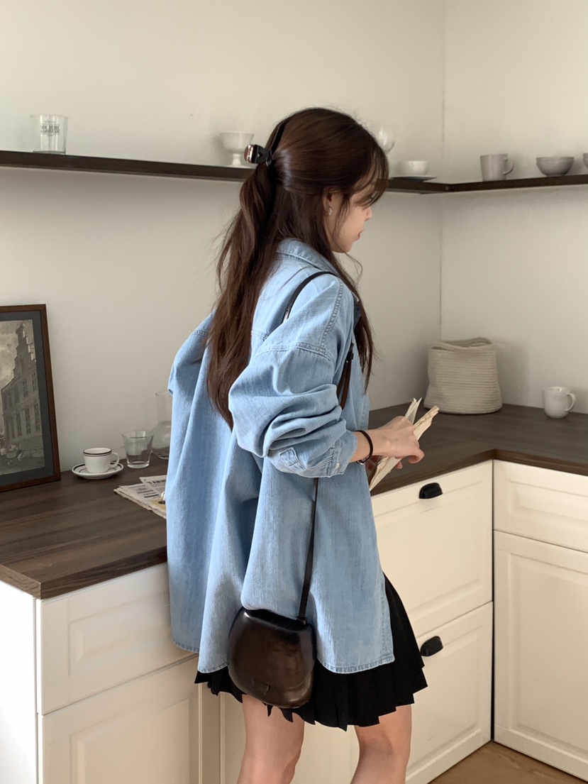 BAKING POWDER韓國直郵㊣女裝新款休閑時尚職業襯衫蕾絲衫BAKING POWDER襯衫/蕾絲衫