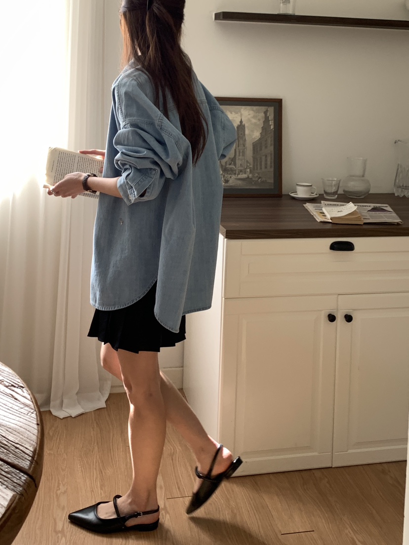 BAKING POWDER韓國直郵㊣女裝新款休閑時尚職業襯衫蕾絲衫BAKING POWDER襯衫/蕾絲衫