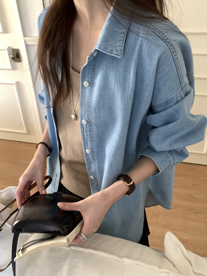 BAKING POWDER韓國直郵㊣女裝新款休閑時尚職業襯衫蕾絲衫BAKING POWDER襯衫/蕾絲衫