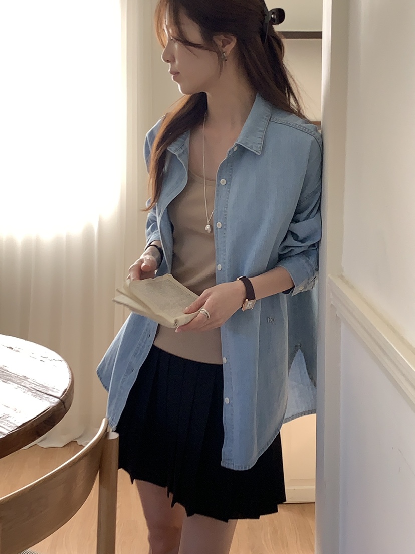 BAKING POWDER韓國直郵㊣女裝新款休閑時尚職業襯衫蕾絲衫BAKING POWDER襯衫/蕾絲衫