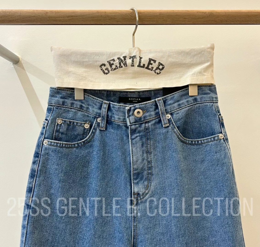 GENTLE B韓國直郵㊣東大門實拍女裝新品熱賣推薦職業牛仔褲GENTLE B牛仔褲