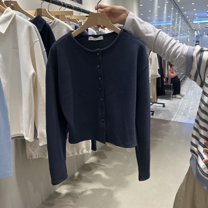 BOUTIQUE SEOUL-P韓國直郵㊣女裝新品推薦休閑人氣針織衫But ton/BOUTIQUE SEOUL針織衫圖色3
