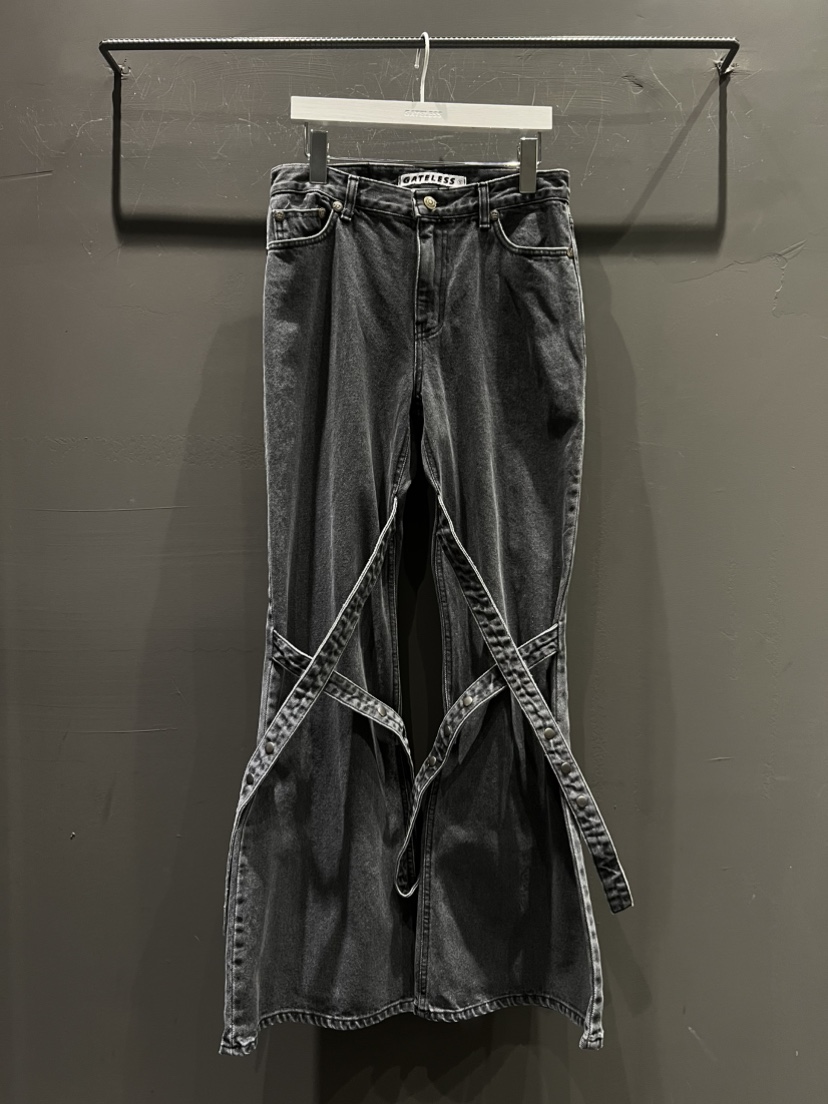 GATELESS直郵韓國代購㊣女裝新品25春夏職業熱賣休閑牛仔褲GATELESS牛仔褲