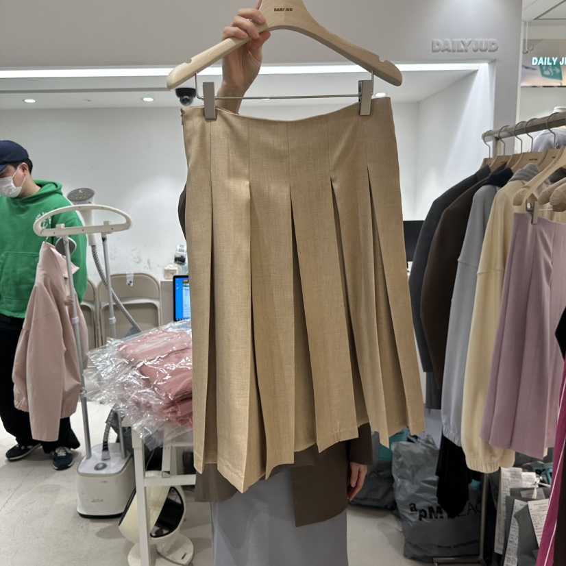 DAILYJUD直郵韓國代購㊣女裝新品25春夏熱賣推薦半身裙中短裙CONNAUGHT半身裙/中短裙圖色1