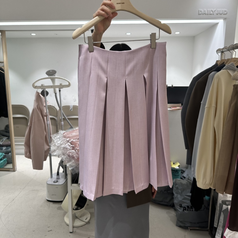 DAILYJUD直郵韓國代購㊣女裝新品25春夏熱賣推薦半身裙中短裙CONNAUGHT半身裙/中短裙圖色2