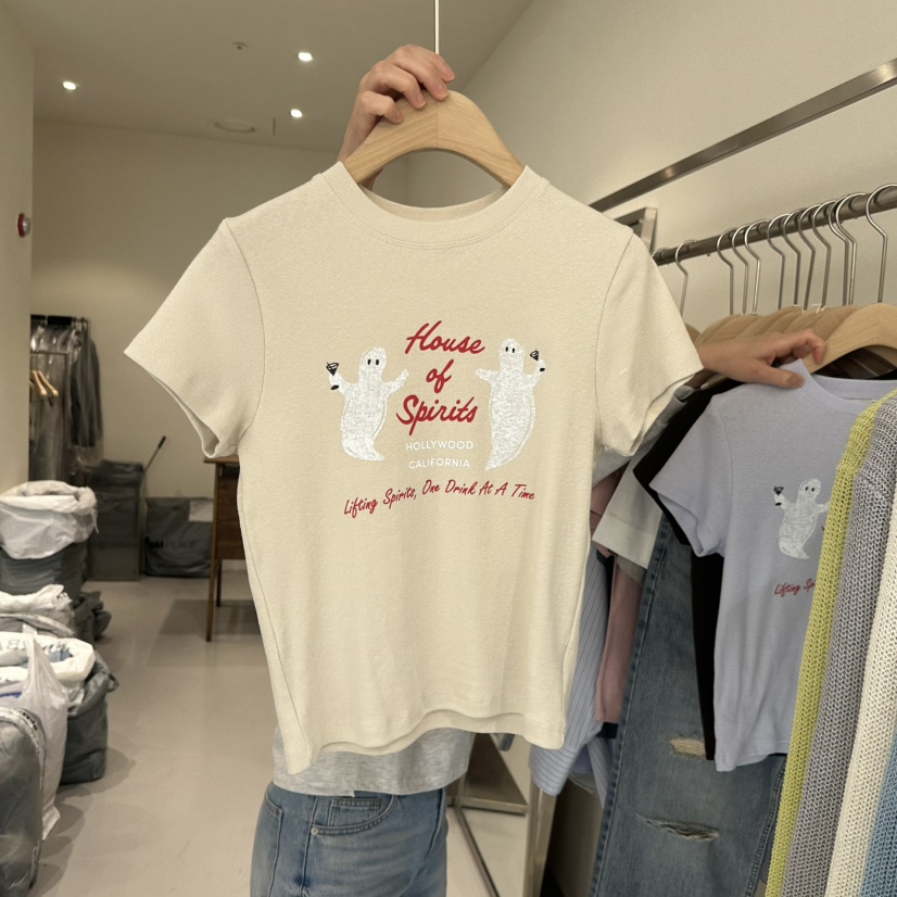 PLAMM韓國㊣直郵東大門代購女裝新款熱賣職業25春夏時尚T恤PLAMMT恤圖色1