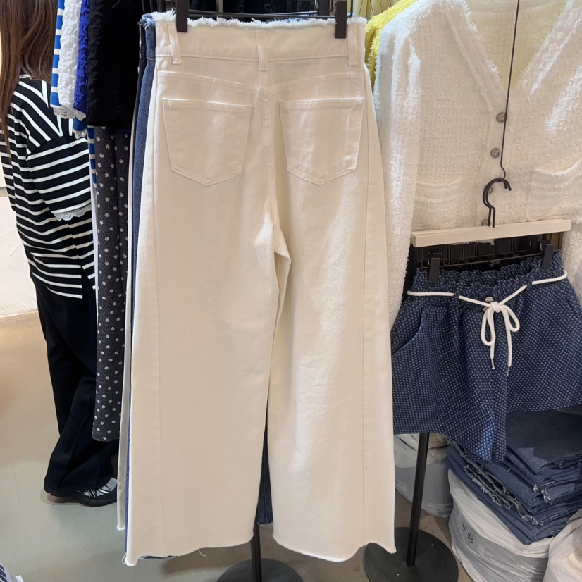 OZ直郵韓國代購㊣女裝新品人氣時尚熱賣職業休閑25春夏牛仔褲OZ.ounce牛仔褲