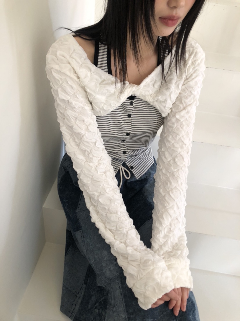 FLASH韓國直郵㊣女裝新品職業熱賣25春夏人氣休閑時尚長袖T恤I LOVE ME長袖T恤