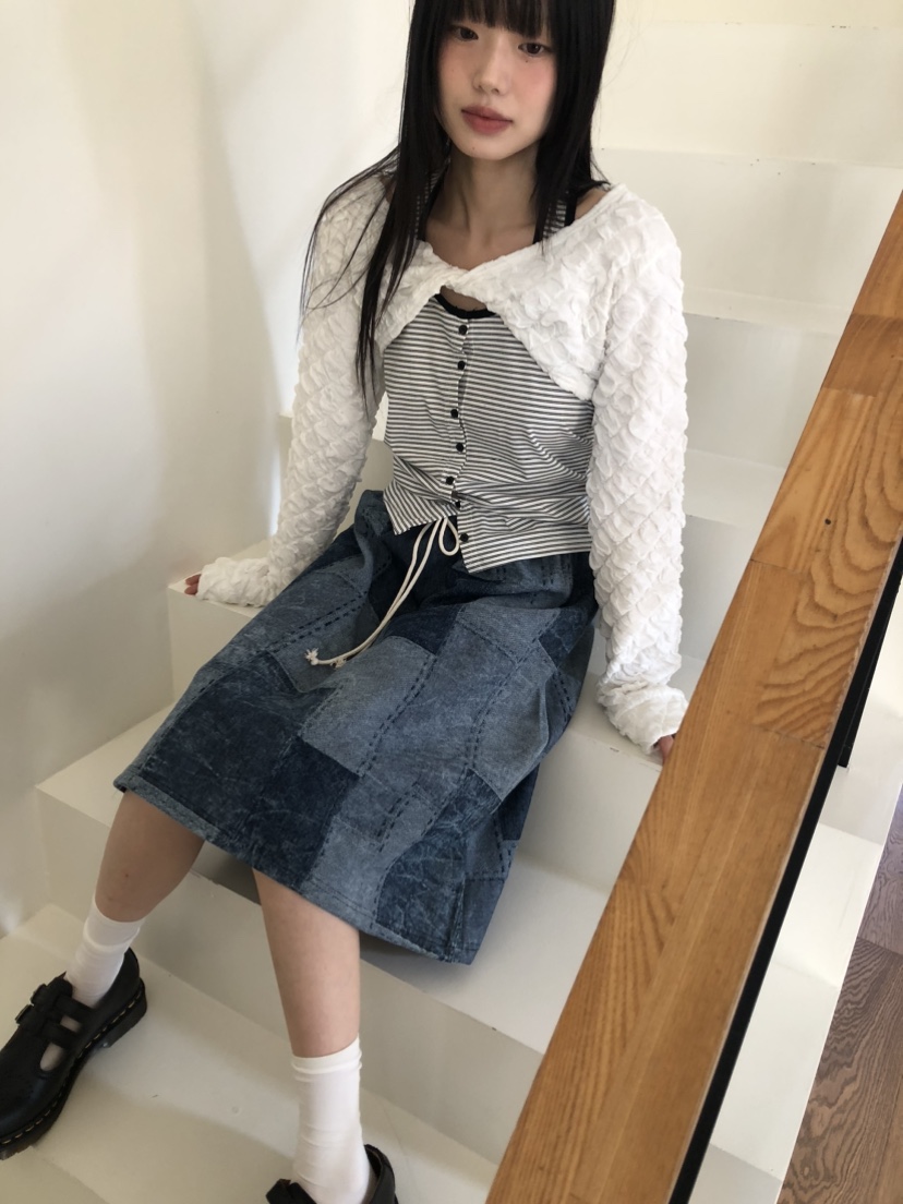 FLASH韓國直郵㊣女裝新品職業熱賣25春夏人氣休閑時尚長袖T恤I LOVE ME長袖T恤