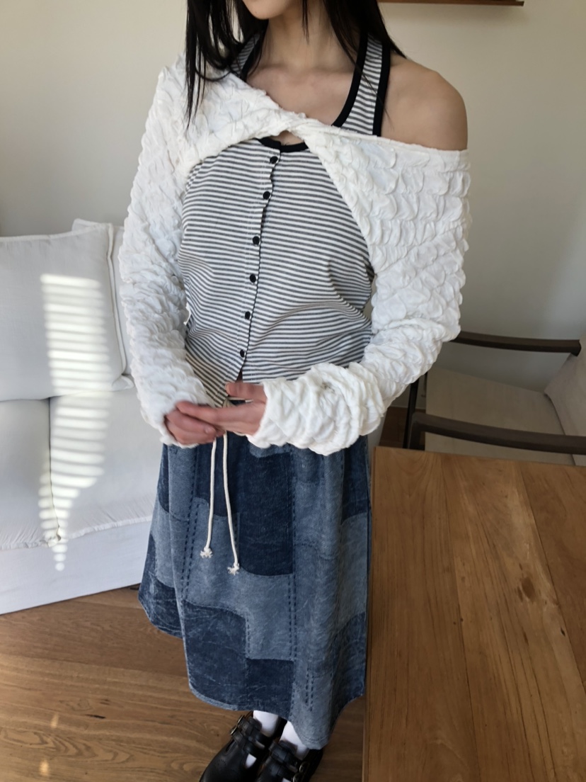 FLASH韓國直郵㊣女裝新品職業熱賣25春夏人氣休閑時尚長袖T恤I LOVE ME長袖T恤