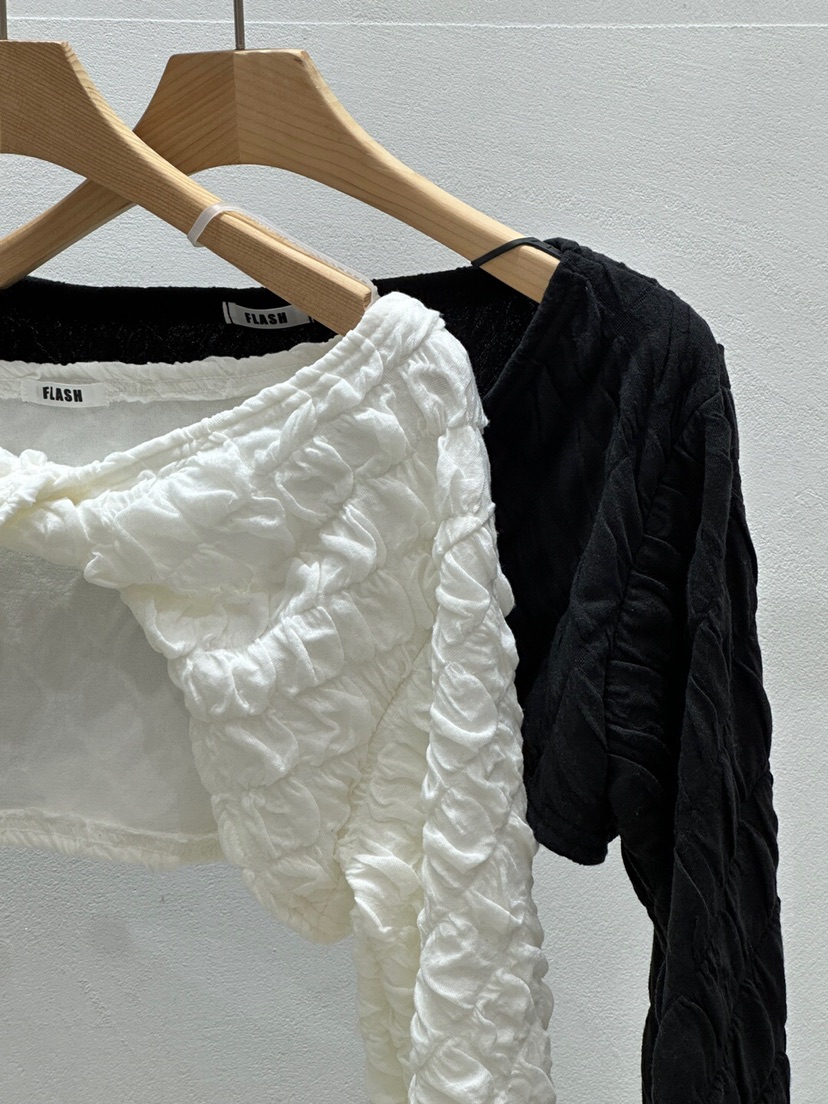 FLASH韓國直郵㊣女裝新品職業熱賣25春夏人氣休閑時尚長袖T恤I LOVE ME長袖T恤