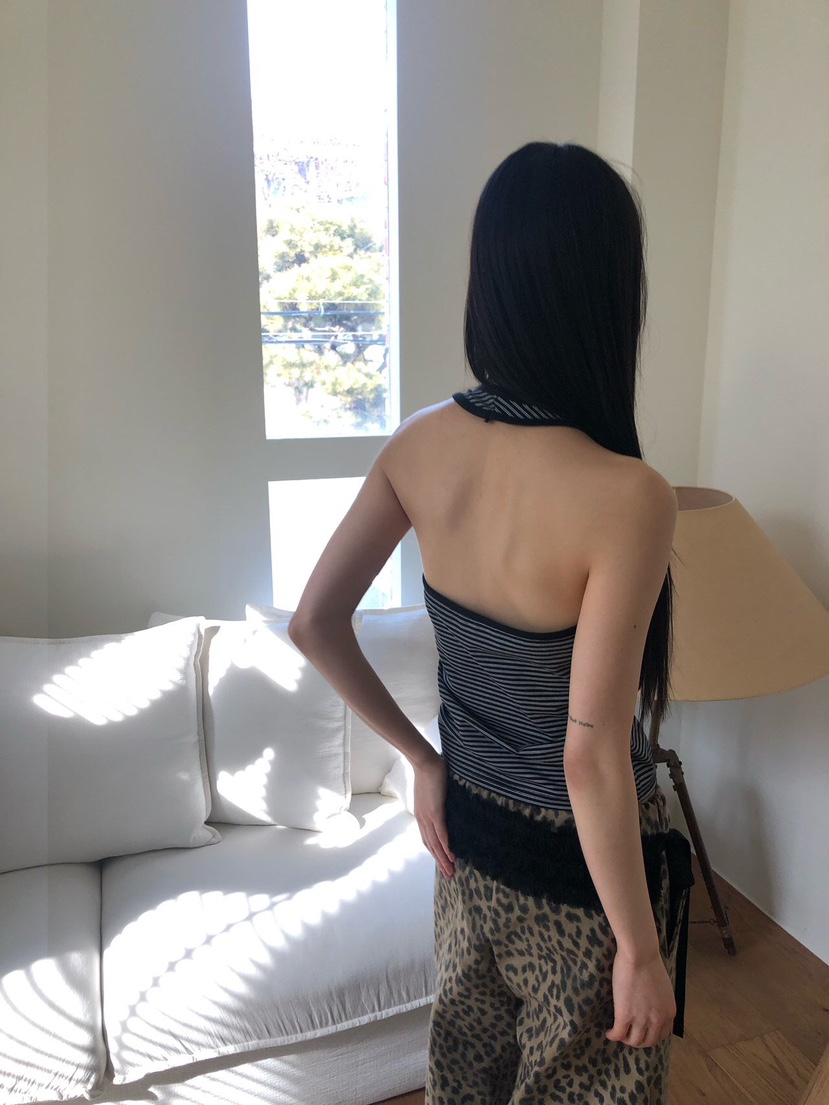 FLASH韓國直郵㊣女裝新款推薦時尚25春夏休閑熱賣人氣吊帶背心I LOVE ME吊帶/背心