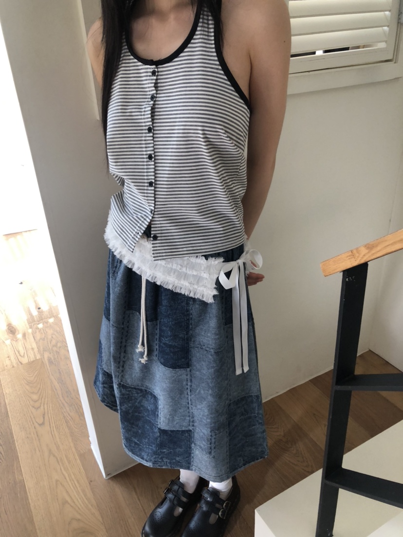 FLASH韓國直郵㊣女裝新款推薦時尚25春夏休閑熱賣人氣吊帶背心I LOVE ME吊帶/背心