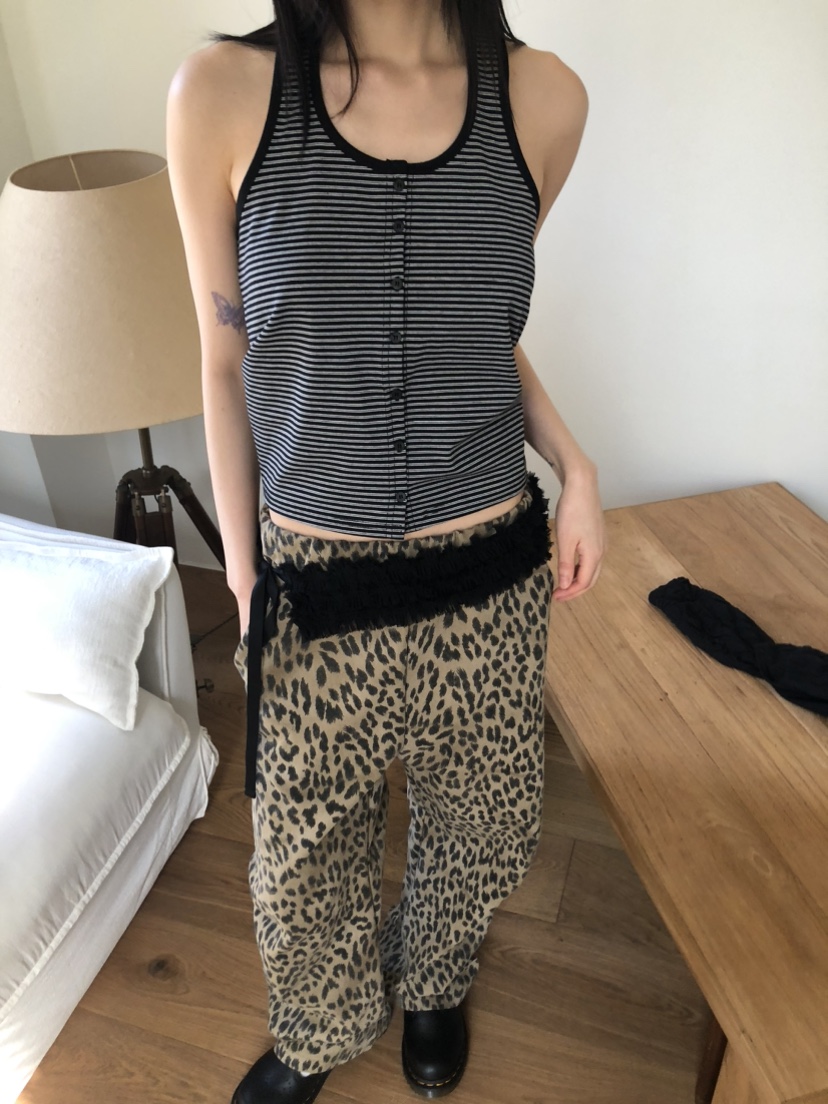 FLASH韓國直郵㊣女裝新款推薦時尚25春夏休閑熱賣人氣吊帶背心I LOVE ME吊帶/背心