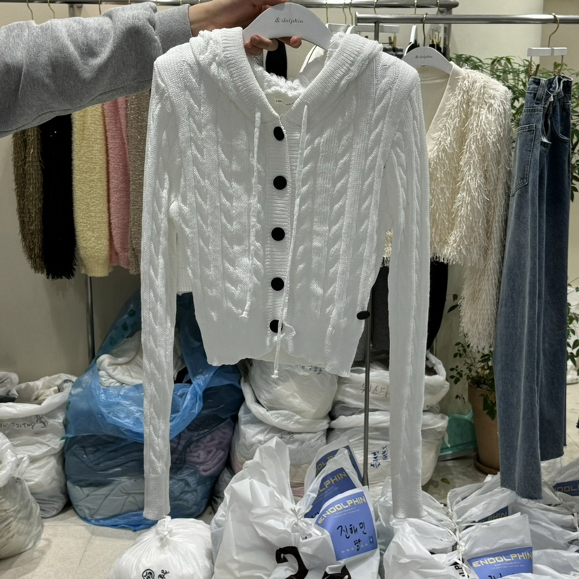 ENDOLPHIN韓國直郵㊣東大門實拍女裝新品推薦25春夏職業針織衫ENDOLPHIN針織衫圖色1