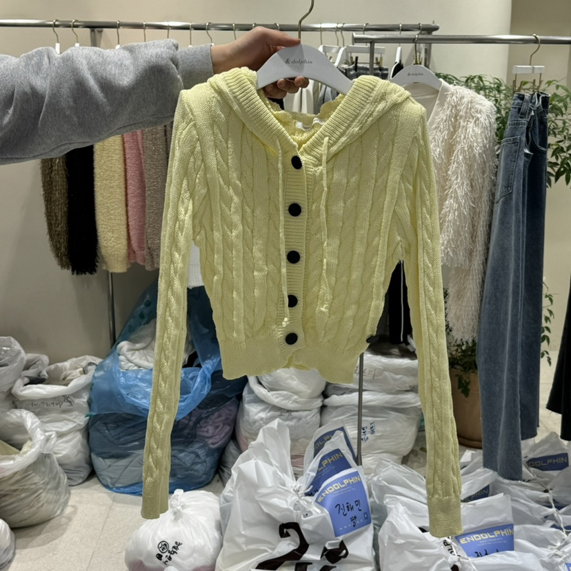 ENDOLPHIN韓國直郵㊣東大門實拍女裝新品推薦25春夏職業針織衫ENDOLPHIN針織衫圖色2