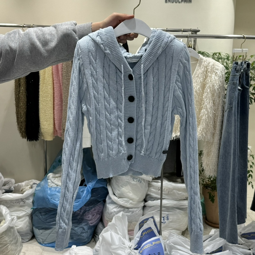 ENDOLPHIN韓國直郵㊣東大門實拍女裝新品推薦25春夏職業針織衫ENDOLPHIN針織衫圖色3