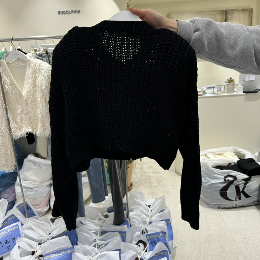 ENDOLPHIN直郵韓國代購㊣女裝新品時尚人氣熱賣推薦休閑針織衫ENDOLPHIN針織衫