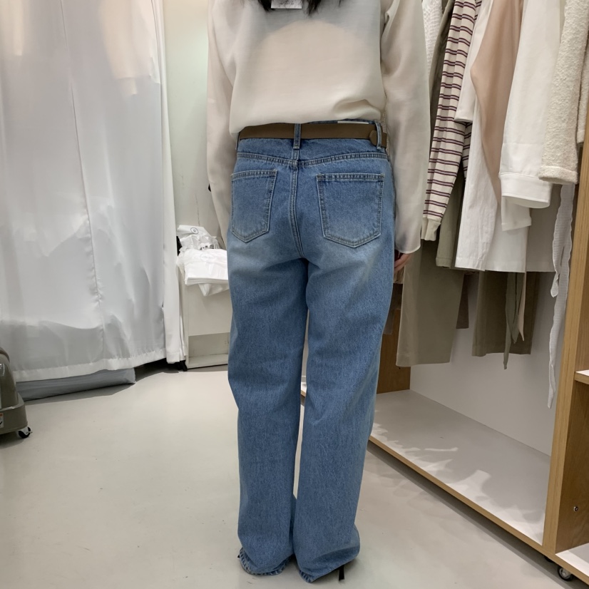 ALOT韓國直郵㊣女裝新款25春夏熱賣人氣推薦牛仔褲不含腰帶A LOT牛仔褲