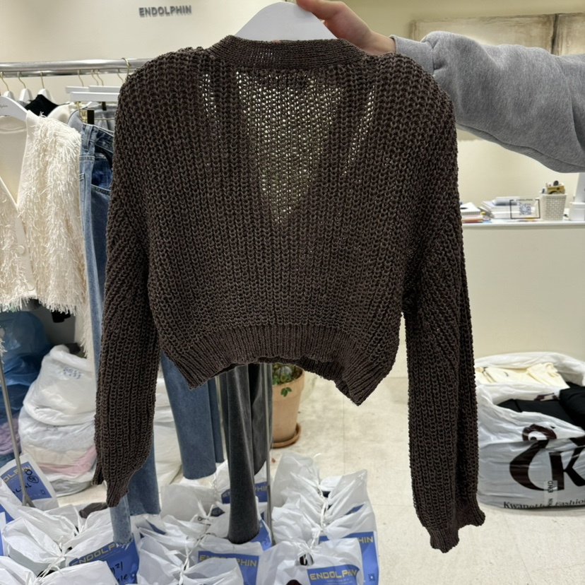 ENDOLPHIN韓國㊣直郵東大門代購女裝新品25春夏推薦時尚針織衫ENDOLPHIN針織衫