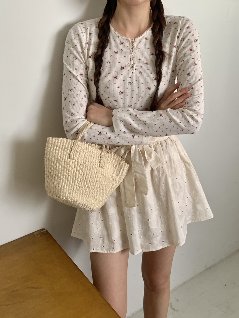 RE:OPENING東大門實拍女裝新品25春夏真品休閑時尚職業長袖T恤RE:OPENING長袖T恤