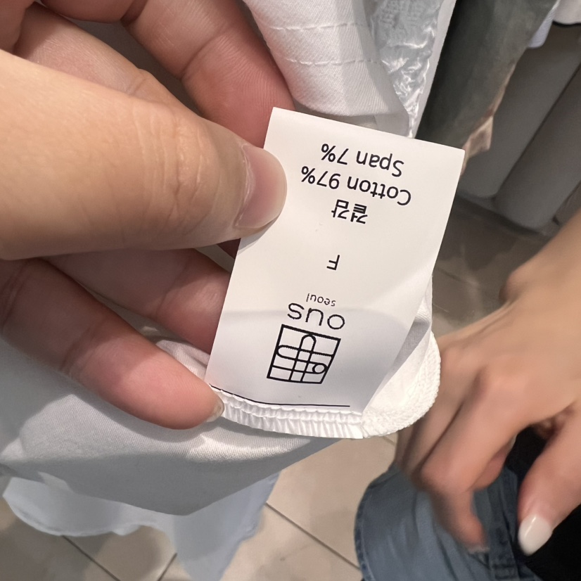 OUS/INCH-L東大門代購女裝新款25春夏人氣職業休閑推薦T恤OUS/INCHT恤