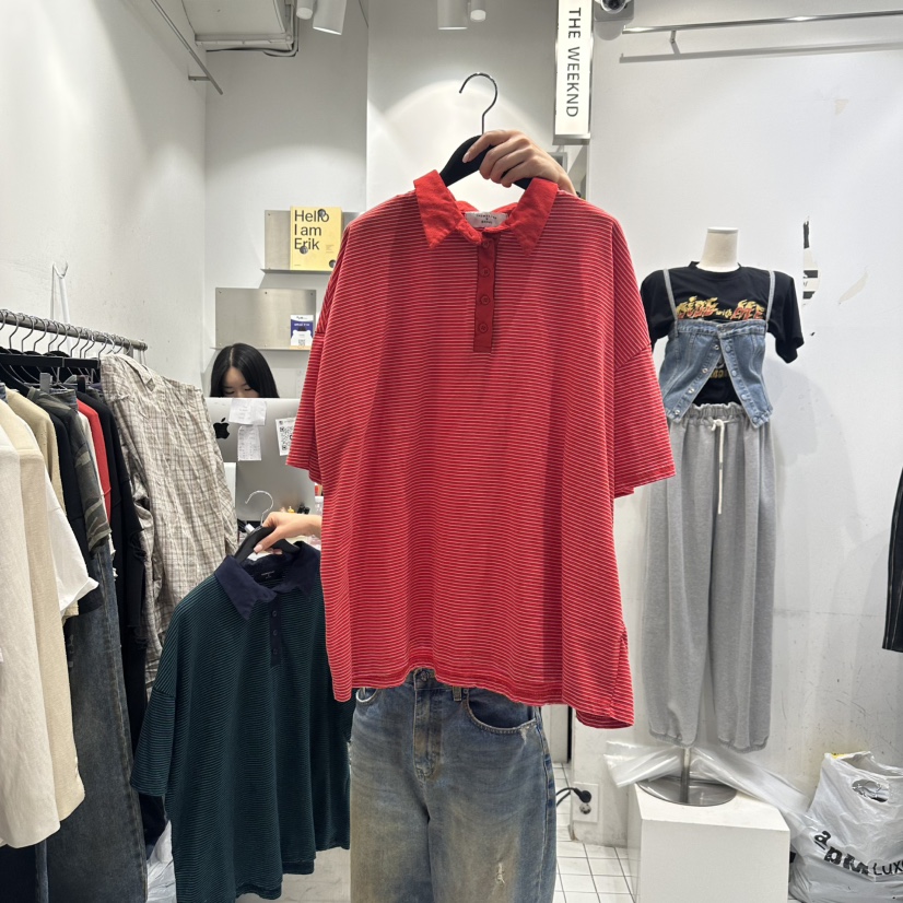 THE WEEKND東大門實拍女裝新品時尚人氣25春夏推薦真品T恤CLODET恤圖色1