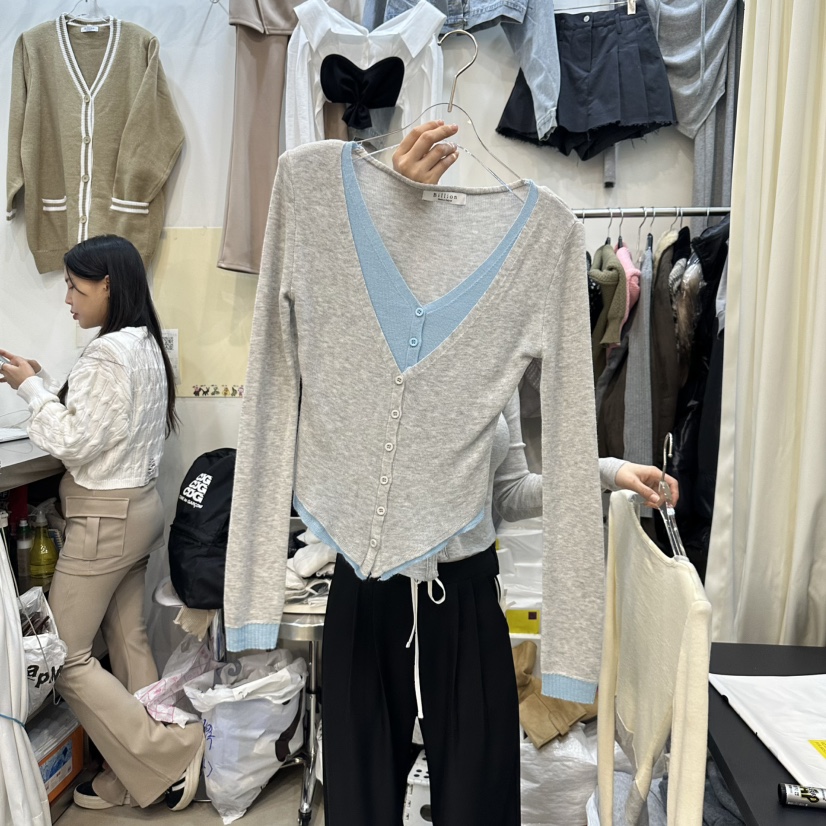 BILLION-L東大門實拍女裝新款推薦休閑職業真品時尚針織衫BILLION-L針織衫圖色4