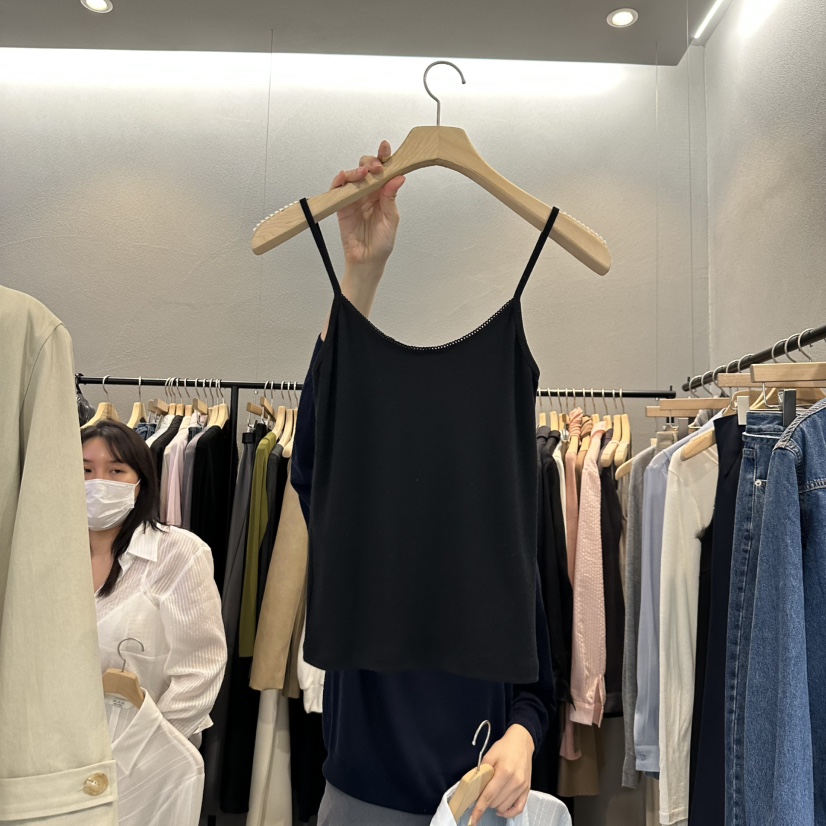 FLAMME TOIT東大門代購女裝新款休閑推薦25春夏職業吊帶背心FLAMME TOIT吊帶/背心