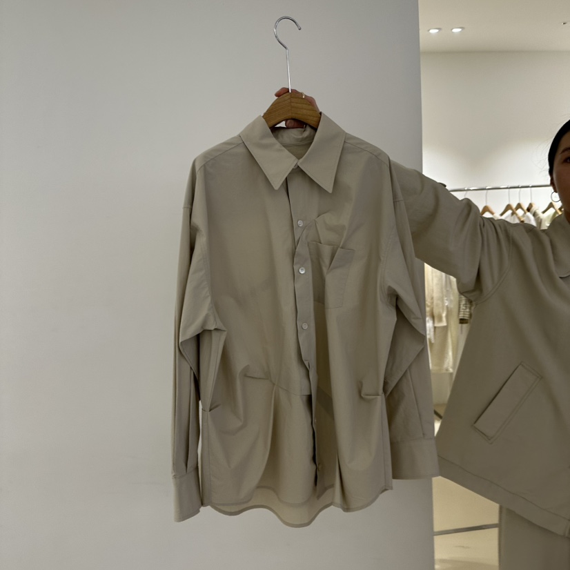 ART IS OVER韓國代購女裝新款職業推薦25春夏真品襯衫蕾絲衫ART IS OVER襯衫/蕾絲衫圖色2