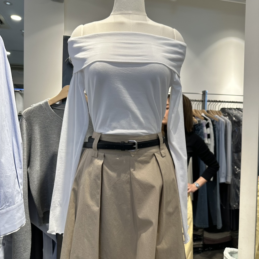 HABLE東大門實拍女裝新品職業25春夏推薦休閑熱賣真品長袖T恤HABLE長袖T恤圖色1