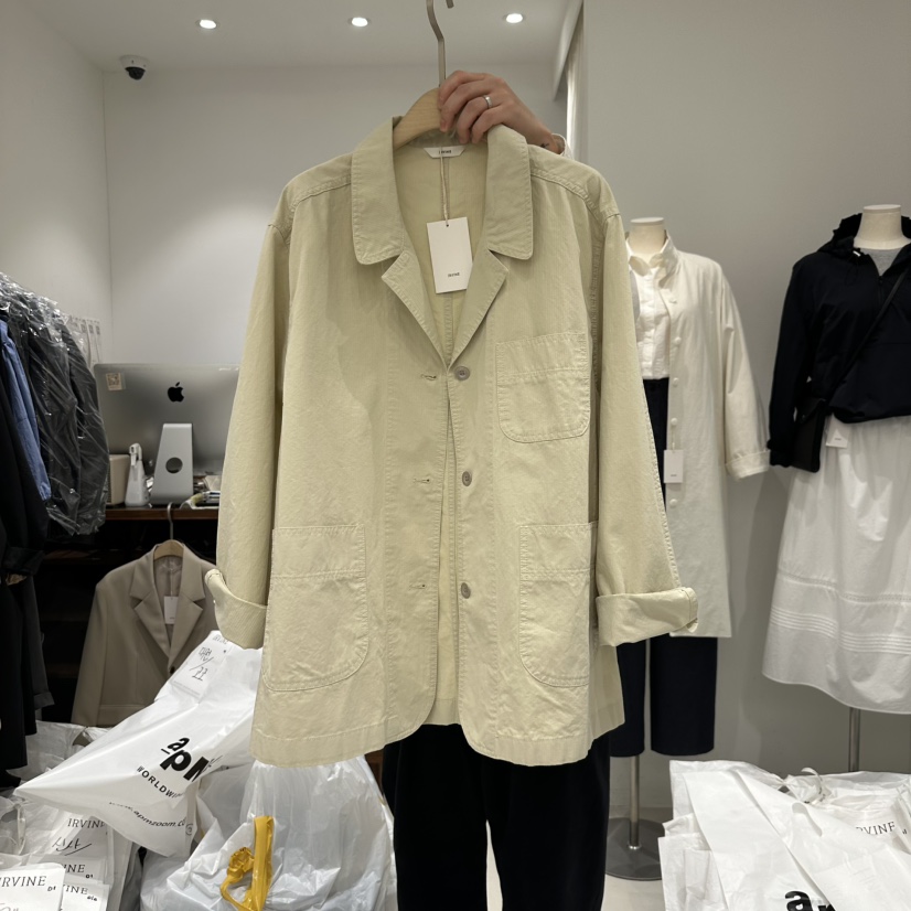 IRVINE東大門代購女裝新品真品職業休閑時尚熱賣推薦25春夏夾克IRVINE夾克圖色2