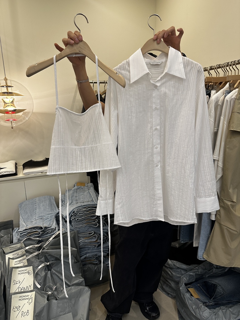 MONDAYMORING韓國代購女裝新品休閑25春夏人氣熱賣套裝套裝MONDAYMORING套裝