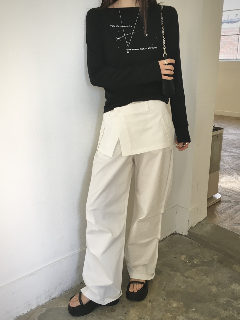 MONDAYMORING東大門實拍女士新款推薦職業時尚休閑裙褲可拆卸MONDAYMORING裙褲