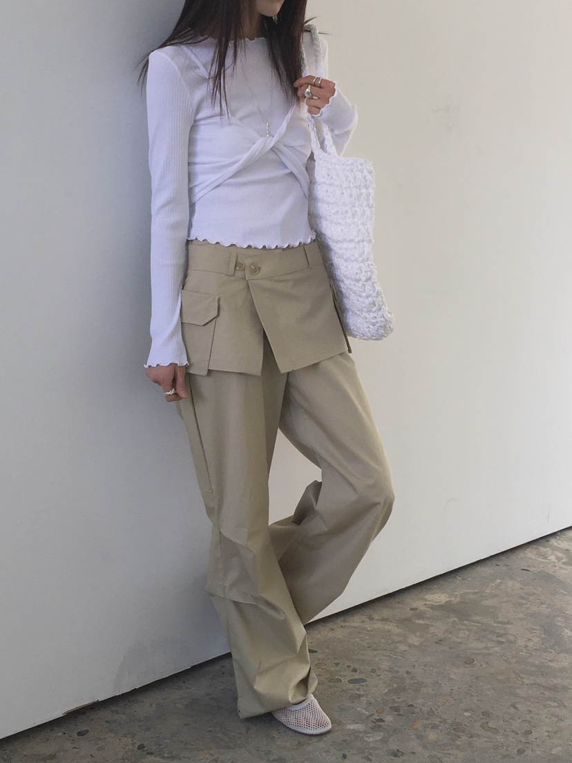 MONDAYMORING東大門實拍女士新款推薦職業時尚休閑裙褲可拆卸MONDAYMORING裙褲