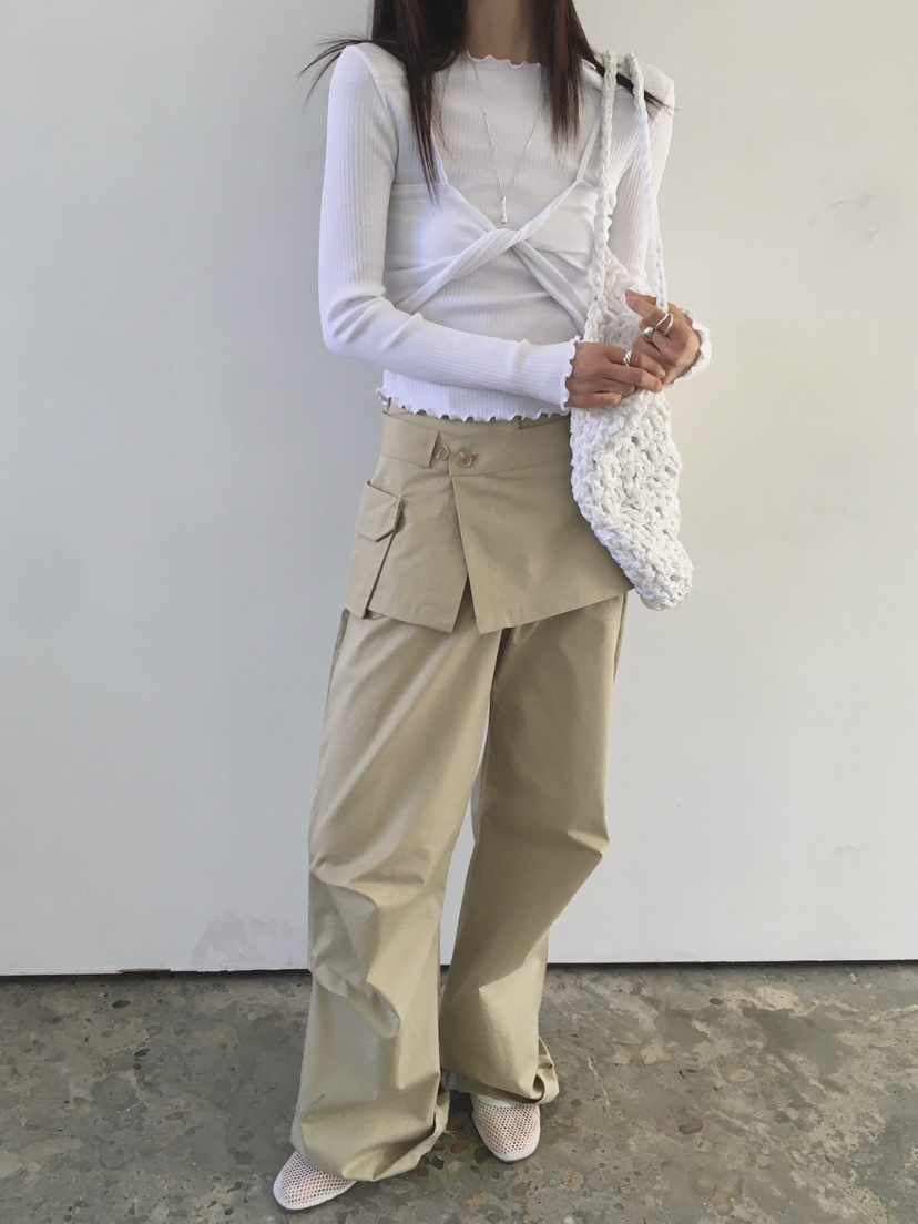 MONDAYMORING東大門實拍女士新款推薦職業時尚休閑裙褲可拆卸MONDAYMORING裙褲