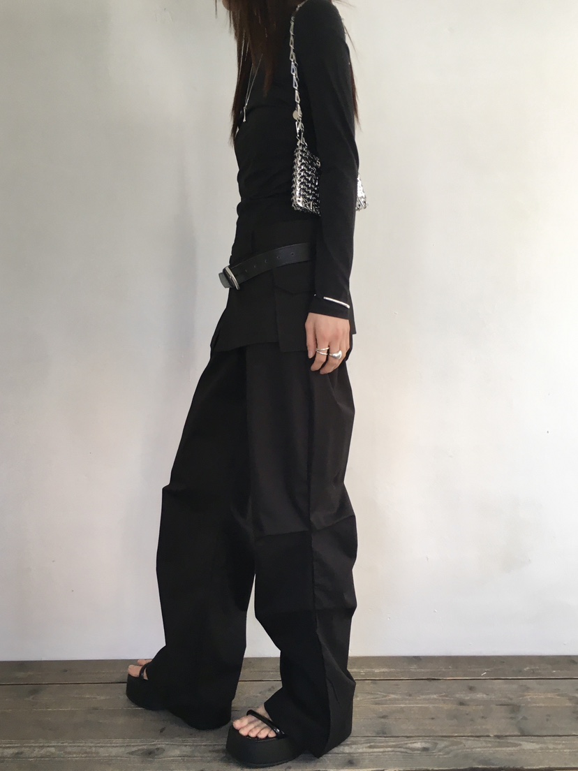 MONDAYMORING東大門實拍女士新款推薦職業時尚休閑裙褲可拆卸MONDAYMORING裙褲