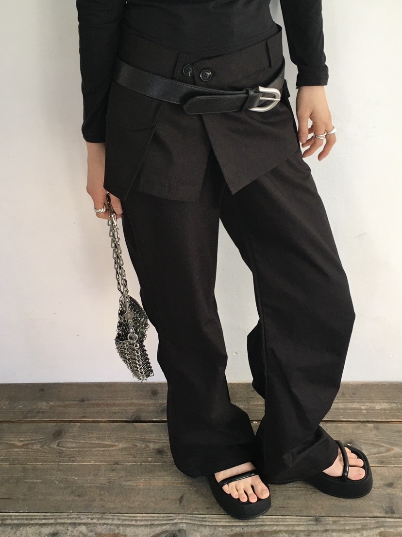 MONDAYMORING東大門實拍女士新款推薦職業時尚休閑裙褲可拆卸MONDAYMORING裙褲