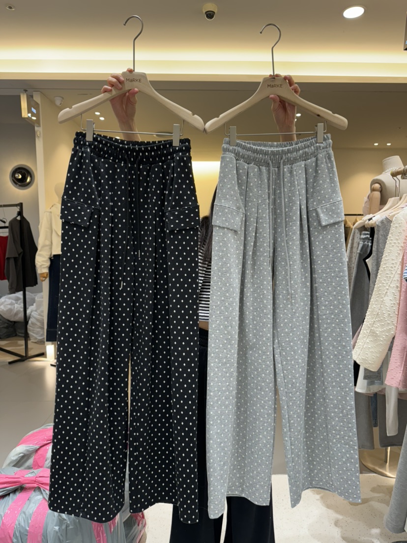 MARKE-P韓國代購女裝新品真品休閑推薦熱賣職業休閑褲褶皺MARKE-P休閑褲
