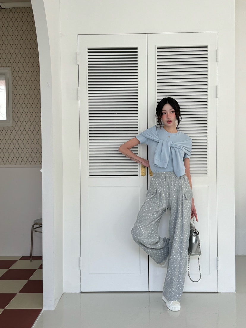 MARKE-P韓國代購女裝新品真品休閑推薦熱賣職業休閑褲褶皺MARKE-P休閑褲