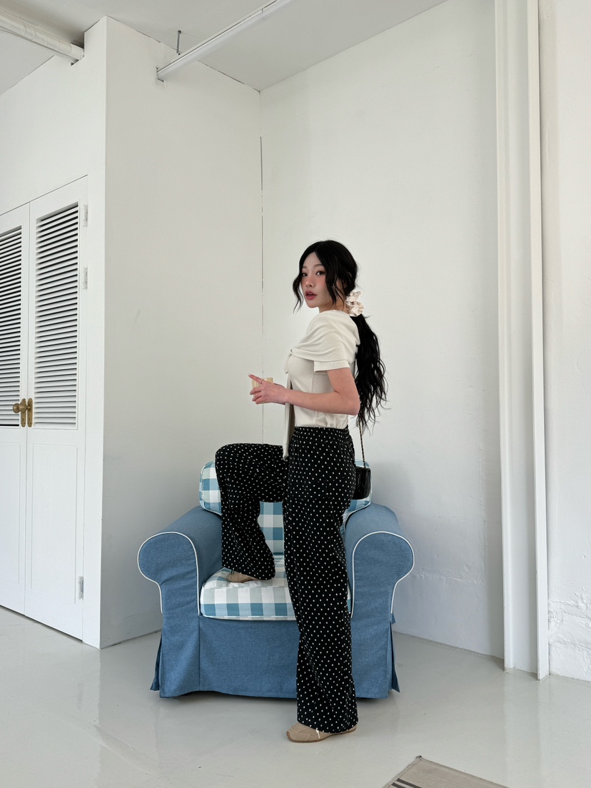 MARKE-P韓國代購女裝新品真品休閑推薦熱賣職業休閑褲褶皺MARKE-P休閑褲