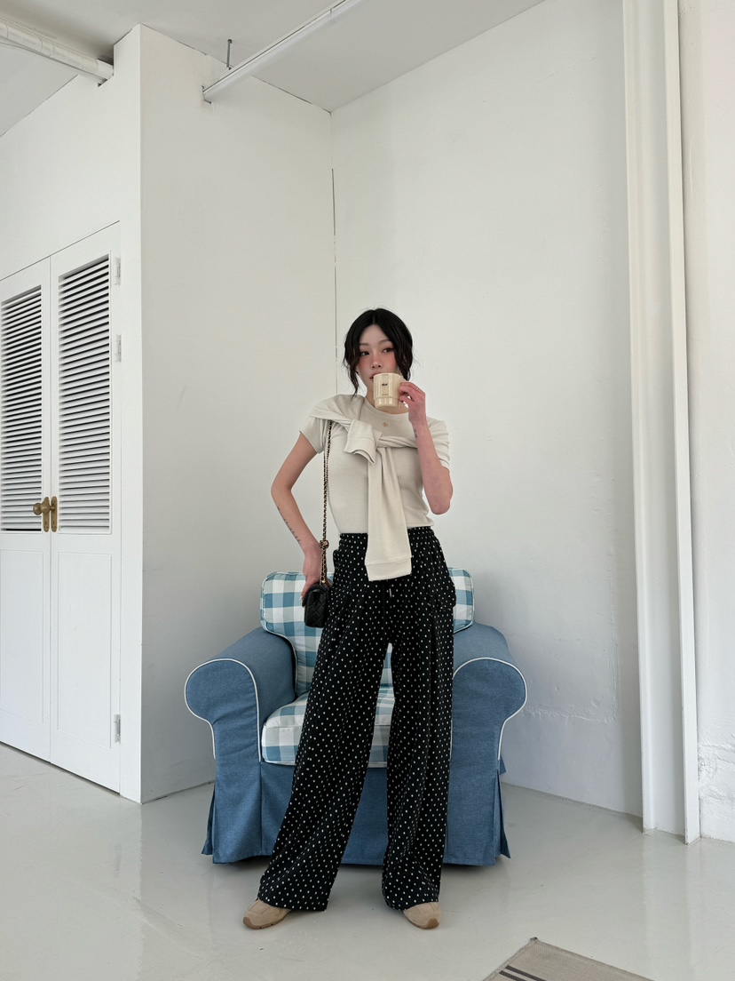 MARKE-P韓國代購女裝新品真品休閑推薦熱賣職業休閑褲褶皺MARKE-P休閑褲